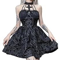 Amazon.co.jp: [SUAIARTCOLE] ゴシック ゴスロリ ワンピース